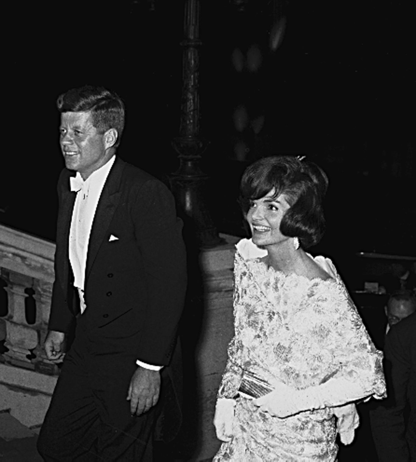 Kennedys Return from Dinner